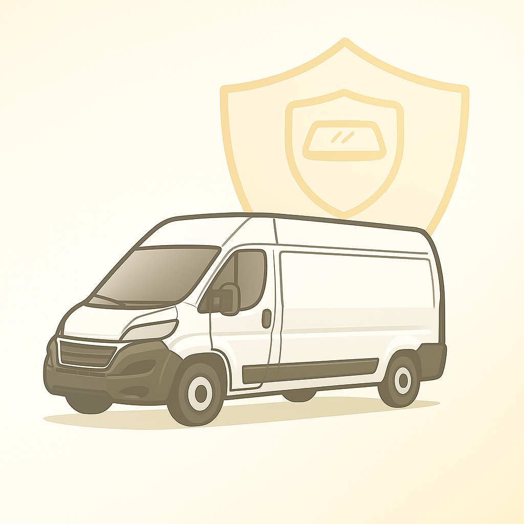 windsheald protection insurance, illustratition windshield protection